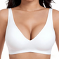 🌸💕 Jelly Wireless Womens Comfortable Wireless Bras Push Up Bralettes Seamless Tshirts Bras Deep V Everyday Bras