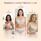 🌸💕 Jelly Wireless Womens Comfortable Wireless Bras Push Up Bralettes Seamless Tshirts Bras Deep V Everyday Bras