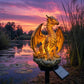 Solar-Powered Dragon Crystal Garden Light – Glowing Fantasy Outdoor Decoration with Solar Panel