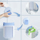 Wall-Mounted Suction Cup Toilet Cleaning Brush Set