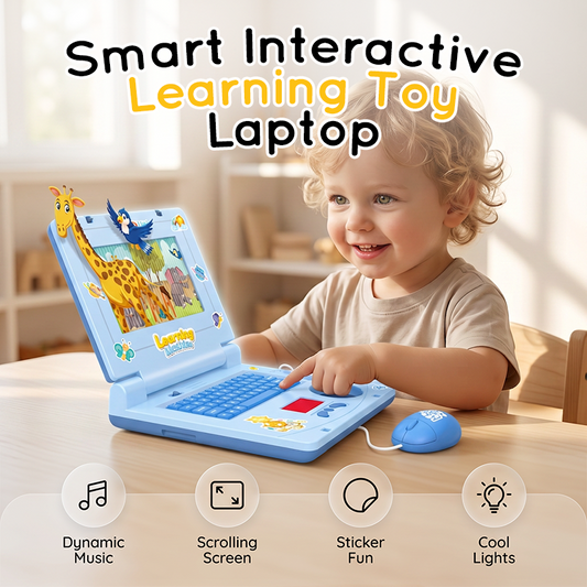 💻 🧸 Interactive Toy Laptop—featuring lights, sounds, and educational games—fostering creativity and motor skills through play 🎵